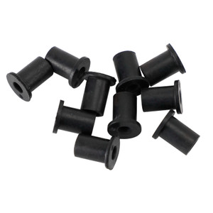 10 Quantity M4 Rubber Well Nut Windscreen & Fairing 8mm 5/16" Wellnuts