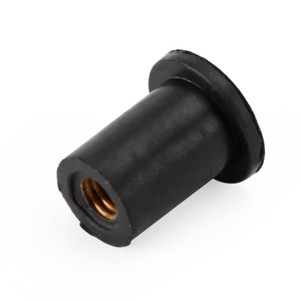 50 Quantity M4 Rubber Well Nut Windscreen & Fairing 8mm 5/16" Wellnuts