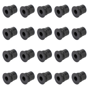 20 Quantity M6 Rubber Well Nut Windscreen & Fairing 6mm Wellnuts Fits 13mm Hole