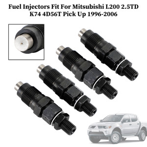 4PCS Fuel Injectors MD196607 Fit Mitsubishi L200 L400 Pick Up Diesel 105148-1311