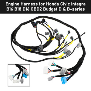 Engine Harness for Honda Civic Integra B16 B18 D16 OBD2 Budget D & B-series