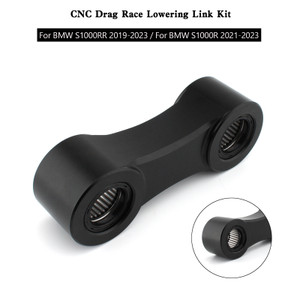 CNC Aluminum Drag Race Lowering Link Kit For BMW S1000RR S1000R 2019-2023 Black
