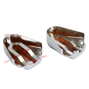 Bar Shield Rear Axle Covers Swingarm For Softail FLS FLSTN 2008-2020 Chrome