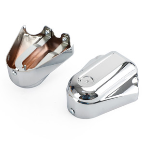 Bar Shield Rear Axle Covers Swingarm For Softail FLS FLSTN 2008-2020 Chrome
