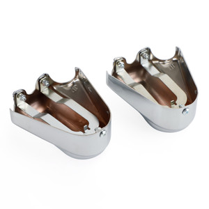 Bar Shield Rear Axle Covers Swingarm For Softail FLS FLSTN 2008-2020 Chrome