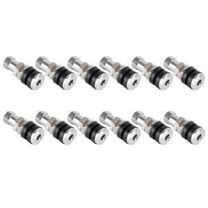 12pcs Short Chrome Metal Tire Valve Stems TR161 Bolts For ATV Go-karts Hot Rods