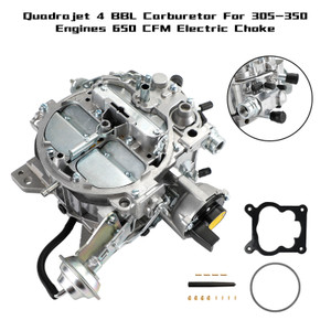 Quadrajet 4 BBL Carburetor For 305-350 Engines 650 CFM Electric Choke