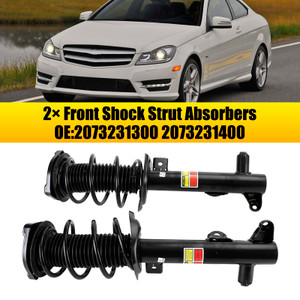 2隆脕 Front Shock Strut Absorbers for Mercedes-Benz C E Class 2073231300 2073231400