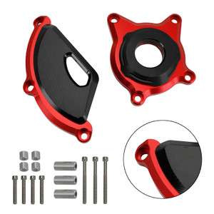 Engine Guards Slider Stator Engine Cover Red For Kawasaki Z900 Rs Cafe 17-23
