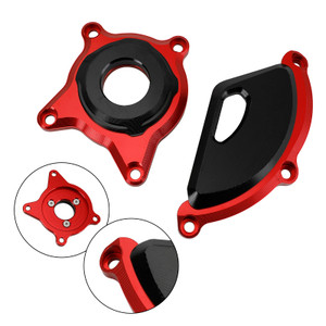 Engine Guards Slider Stator Engine Cover Red For Kawasaki Z900 Rs Cafe 17-23