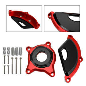 Engine Guards Slider Stator Engine Cover Red For Kawasaki Z900 Rs Cafe 17-23