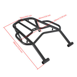 Rear Rack Luggage Carrier with Grab Rail Fits Honda CRF250Rally CRF250L/M 12-20