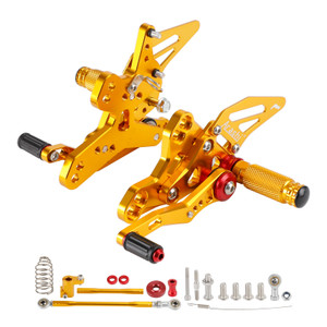 Aluminum Gold Rear Sets Footpegs Footrest For Honda CBR650R CB650R 2019-2023