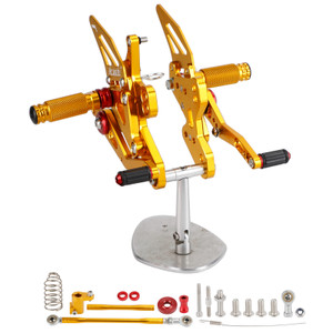 Aluminum Gold Rear Sets Footpegs Footrest For Honda CBR650R CB650R 2019-2023