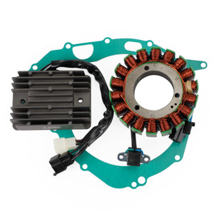 Magneto Stator + Voltage Rectifier + Gasket For Suzuki V Strom 1000 DL1000 03-12