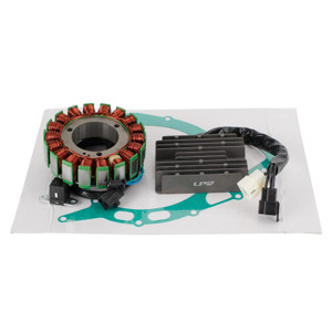 Magneto Stator + Voltage Rectifier + Gasket For Suzuki V Strom 1000 DL1000 03-12