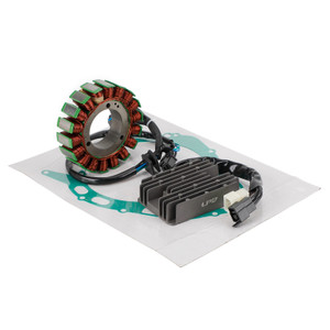Magneto Stator + Voltage Rectifier + Gasket For Suzuki V Strom 1000 DL1000 03-12
