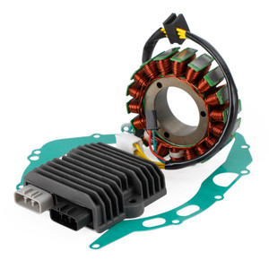 Magneto Stator+Voltage Rectifier+Gasket For Suzuki V Strom DL1000 DL1050 14-21