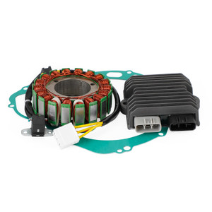 Magneto Stator+Voltage Rectifier+Gasket For Suzuki V Strom DL1000 DL1050 14-21