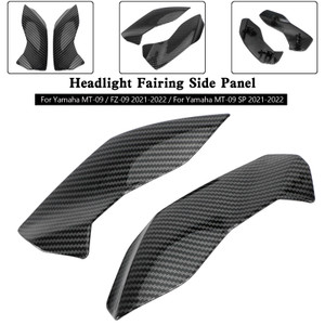 Headlight Fairing Side Panel For Yamaha MT-09 FZ09 MT-09 SP 2021-2022 Carbon