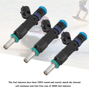 3PCS 420874836 Fuel Injectors 420874848 For Seadoo GTI 130/SE 130 GTS 130 2011-2015