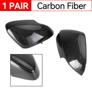 Carbon Fiber Rearview Side Mirror Cover Cap for Volvo S80 C30 C70 2007-2013