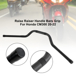 Universal 7/8" 22Mm Raiser Motor Bars Handlebar Black For Honda Cm300 20-22