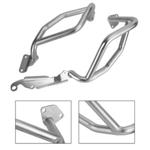 Lower Engine Guard Frame Crash Bar Steel Silver Fit For Honda Crf 1100L 20-22 21