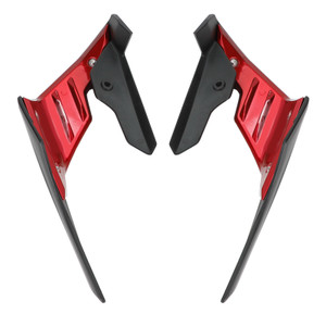 Side Spoilers Aerodynamic Wing Deflector Fairing For Honda CB650R 2019-2023 Red