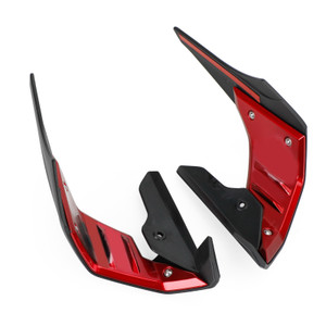 Side Spoilers Aerodynamic Wing Deflector Fairing For Honda CB650R 2019-2023 Red