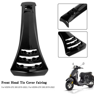 Steering Horn Head Cover fairing Tie For VESPA GTS300 GTV300 2019-2022 Black