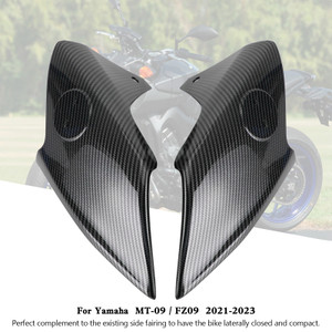 Air Intake Covers Tank Side Panel Fairing For Yamaha MT-09 FZ09 2021-2023 Carbon
