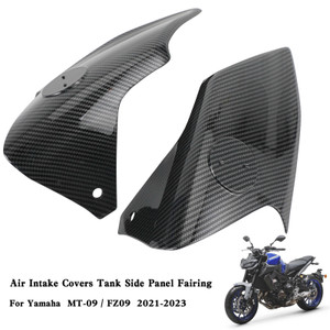 Air Intake Covers Tank Side Panel Fairing For Yamaha MT-09 FZ09 2021-2023 Carbon
