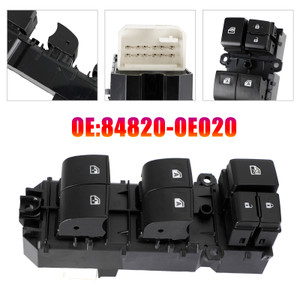 Driver Side Master Power Window Switch for Toyota Tacoma 2016-2021 84820-0E020