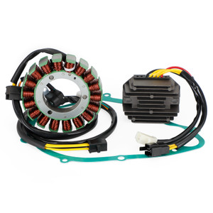 Magneto Stator + Voltage Rectifier + Gasket For Suzuki 05-19 Boulevard S40 S 40