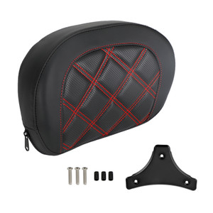 Driver Rider Sissy Bar Seat Backrest Pad for Road King FLHR 96-21 FLHRXS 2017-21