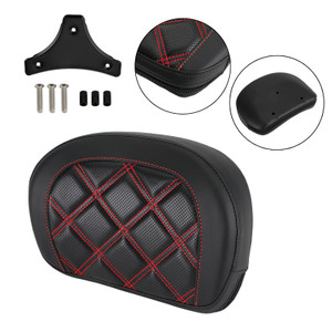 Driver Rider Sissy Bar Seat Backrest Pad for Road King FLHR 96-21 FLHRXS 2017-21