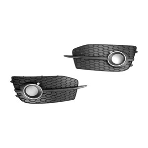 2PCS Bumper Fog Light Grill Grille 8U0807681DSP9 Fit Audi Q3 S-Line 2012-2014