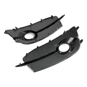 2PCS Bumper Fog Light Grill Grille 8U0807681DSP9 Fit Audi Q3 S-Line 2012-2014