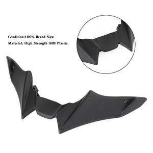 Front Fender Beak Lip Nose Cone Cover Spoilers For Yamaha MT-09 SP 2021-2023 Black