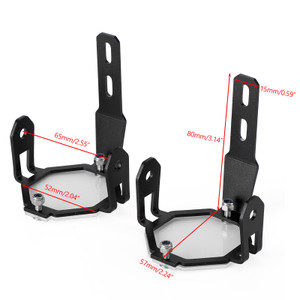 Fog Light Protector Guards Cover For BMW R1200GS Adventure F800GS F850GS F750GS Clear