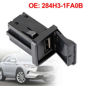 USB Connector Auxiliary Adapter 284H3-1FA0B for Nissan Infiniti 2008 - 2019