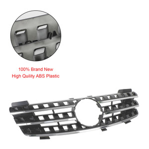 2005-2008 Mercedes ML-Class W164 AMG Style Front Grille Grill Chrome/Black