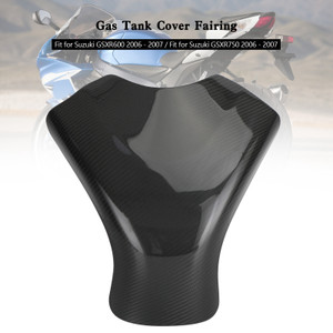 Gas Tank Cover Fairing Protector For Suzuki GSXR600 GSXR 750 2006-2007 Carbon