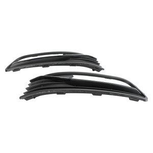 Pair Front Bumper Fog Light Cover Grill Grille fit VW Polo 6R 2014-2017