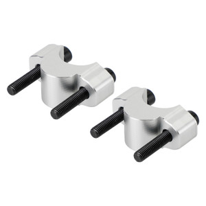 Aluminum Silver Handlebar Risers 20mm Fits Yamaha Tenere 700 T700 T7 2019-2023