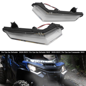 LED Front Turn Signals Light Daytime Running For Can-Am Defender Max 2020-2023