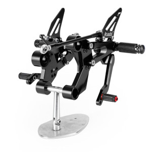 Racing Adjustable Rear Sets Rearsets Foot Pegs Black For Duke 890 790 2018-2023