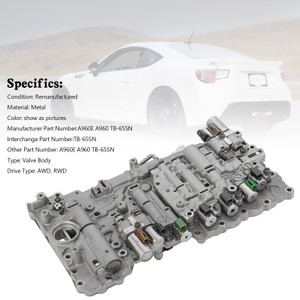 A960E A960 Transmission Valve Body W/ Solenoids TB-65SN For BRZ Crown