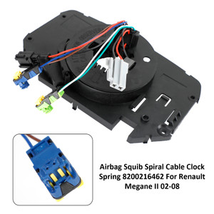 Airbag Squib Spiral Cable Clock Spring 8200216462 For Renault Megane II 02-08